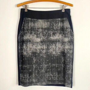 NWOT Eileen Fisher Black and Gray Skirt